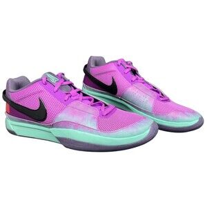 Nike Mens Ja 1  Size 18 Christmas Basketball Sneakers Fuchsia Dream Shoes New